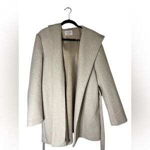 Love Tree Cream Hooded Coat Size XXL